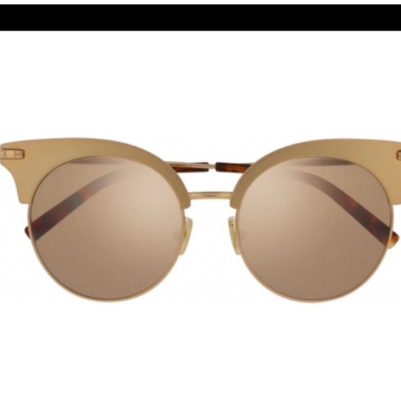 Boucheron BC0039S 002 Gold/Brown Lens 52mm Sunglasses beautiful sunglasses new - Picture 3 of 11